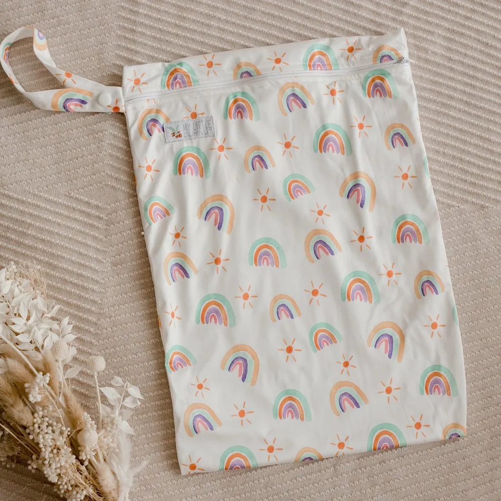 My Little Gumnut - PASTEL MEDLEY - Large Wet bag