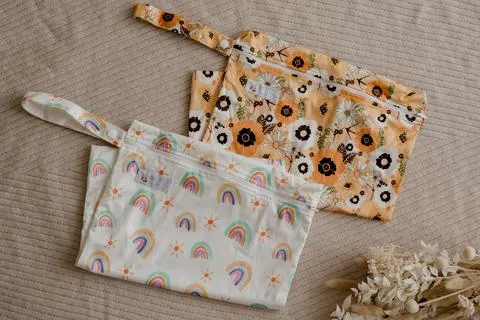 My Little Gumnut - PASTEL MEDLEY - Large Wet bag