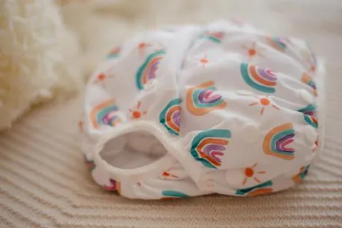 My Little Gumnut - PASTEL RAINBOW -  Swimming Nappy (3-18m)