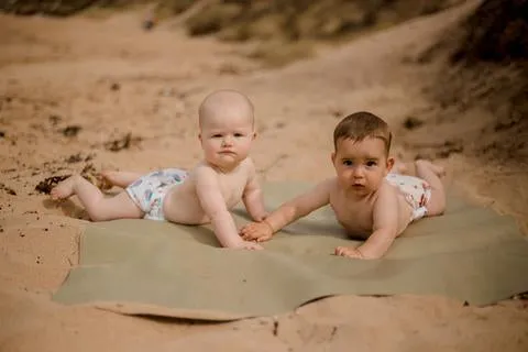 My Little Gumnut - PASTEL RAINBOW -  Swimming Nappy (3-18m)