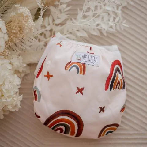 My Little Gumnut - RAINBOW - swimming nappy (3-18months)