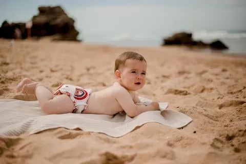 My Little Gumnut - RAINBOW - swimming nappy (3-18months)