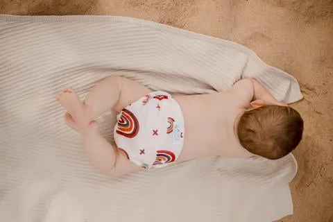 My Little Gumnut - RAINBOW - swimming nappy (3-18months)