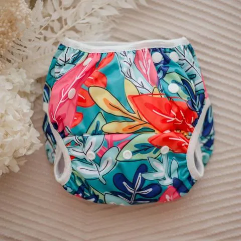 My Little Gumnut - URBAN JUNGLE - swimming nappy (3-18months)