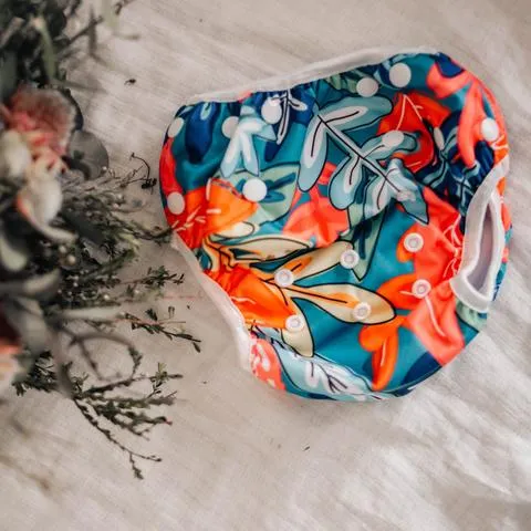My Little Gumnut - URBAN JUNGLE - swimming nappy (3-18months)