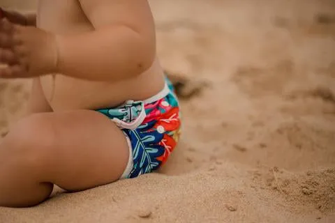 My Little Gumnut - URBAN JUNGLE - swimming nappy (3-18months)