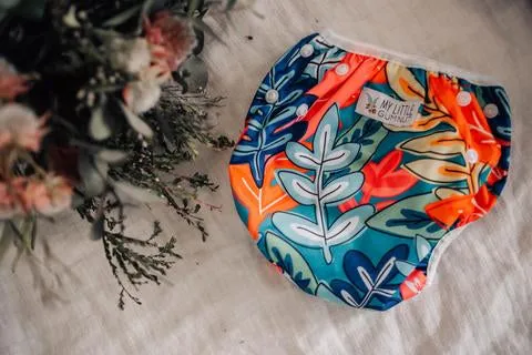 My Little Gumnut - URBAN JUNGLE - swimming nappy (3-18months)