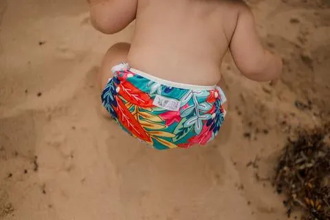 My Little Gumnut - URBAN JUNGLE - swimming nappy (3-18months)