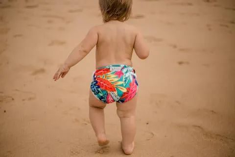My Little Gumnut - URBAN JUNGLE - swimming nappy (3-18months)