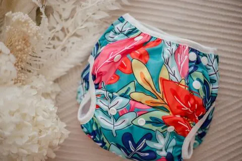 My Little Gumnut - URBAN JUNGLE - swimming nappy (3-18months)