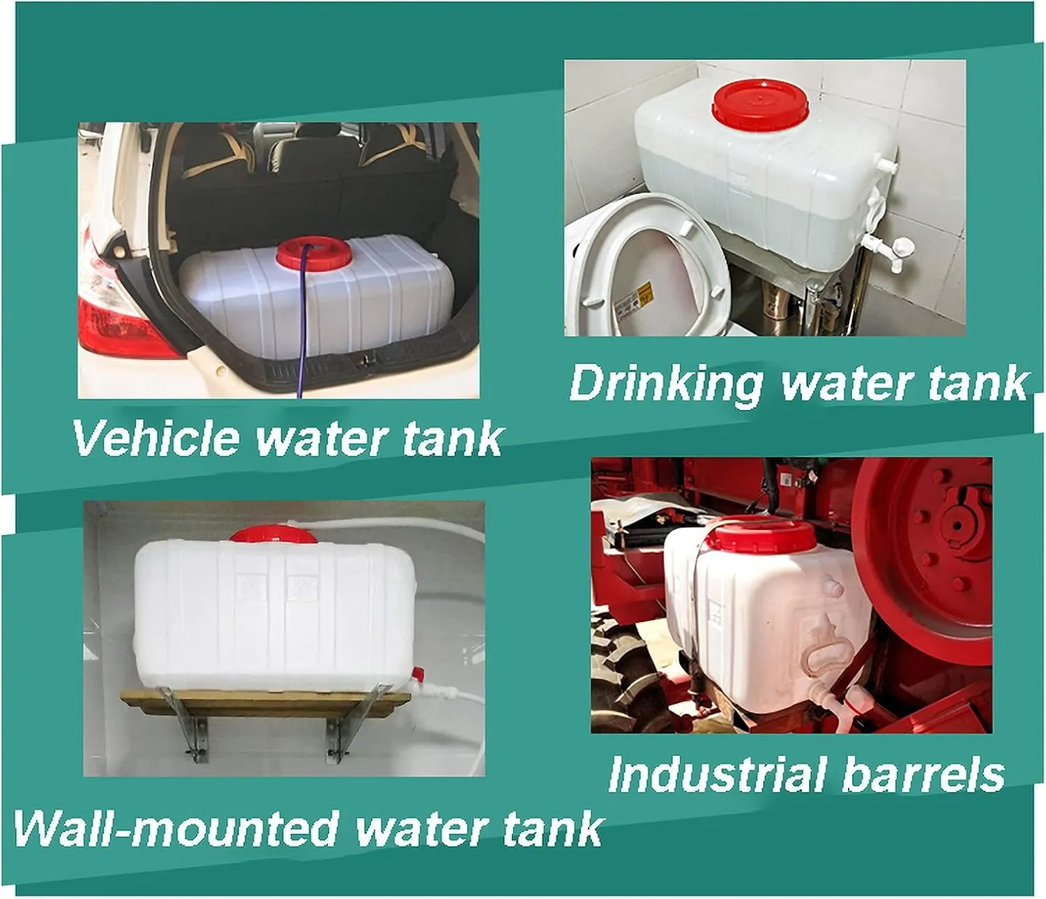 NAKAN Large Plastic Water Tanks, Water Containers, Water Storage Containers, Camping and Hiking Water Containers, Multifunctional Cold Water Tanks, Camping Water Storage Kettles(Color:150L)