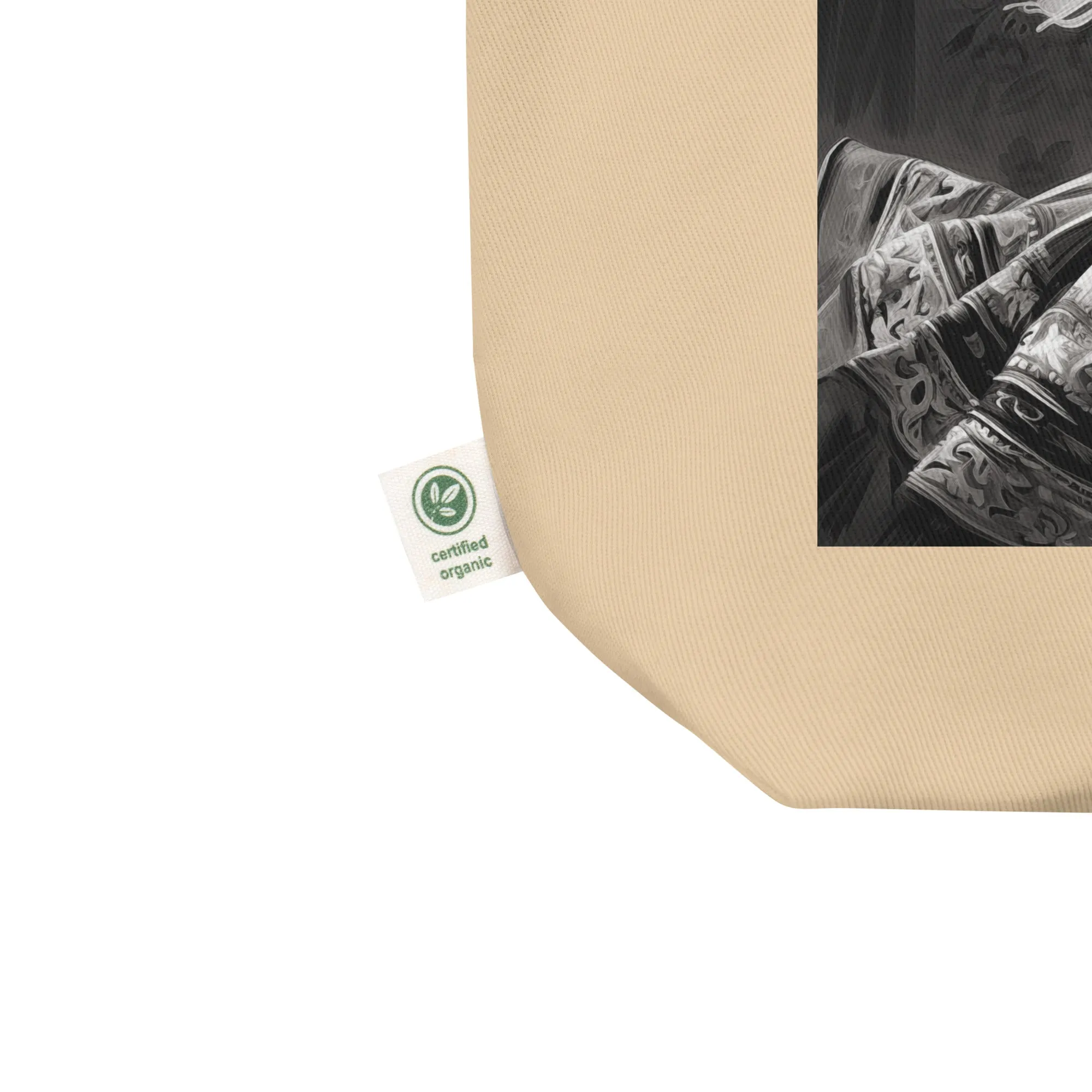 Natural Fiber Tote Bag Hungarian Folk Dance