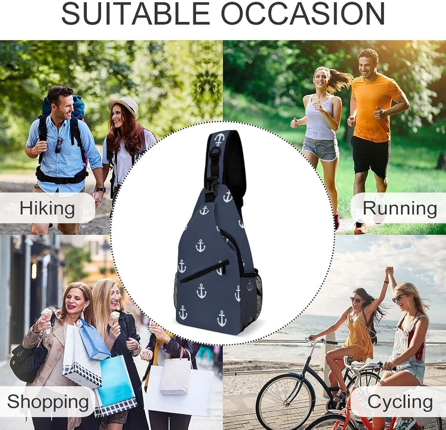 NAU TICAL A Spacious And Large Capacity Portable Adjustable Chest Bag