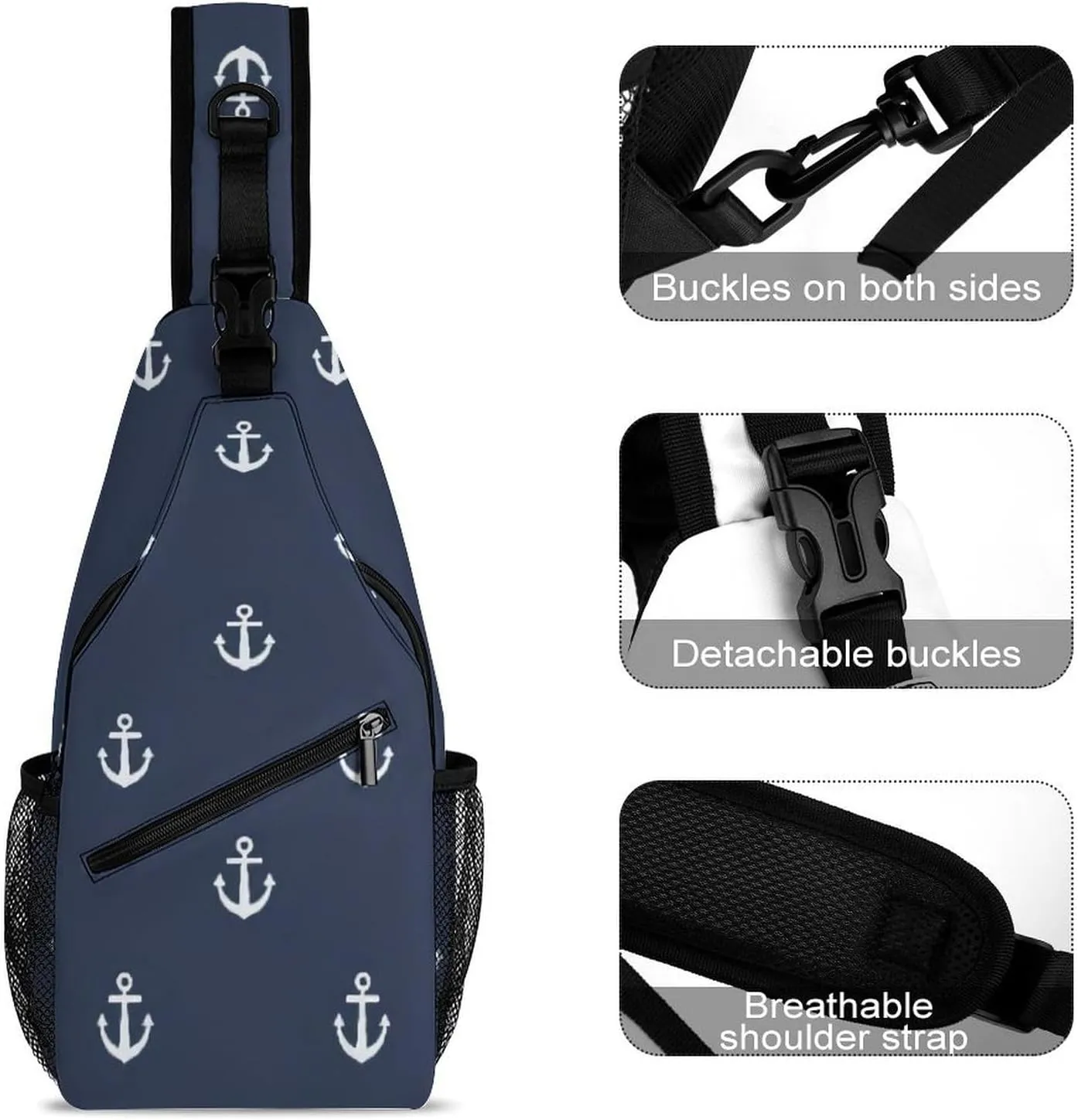 NAU TICAL A Spacious And Large Capacity Portable Adjustable Chest Bag
