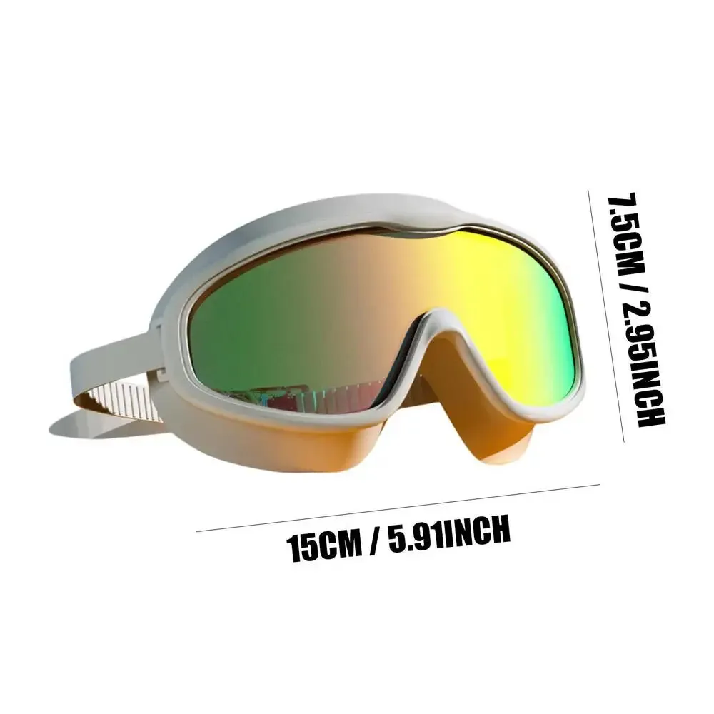 New Swimming Goggles Adjustable Anti Fog Adult Pool Glasses Clear Vision Swimming Goggles Professional Fitness Tool For Training