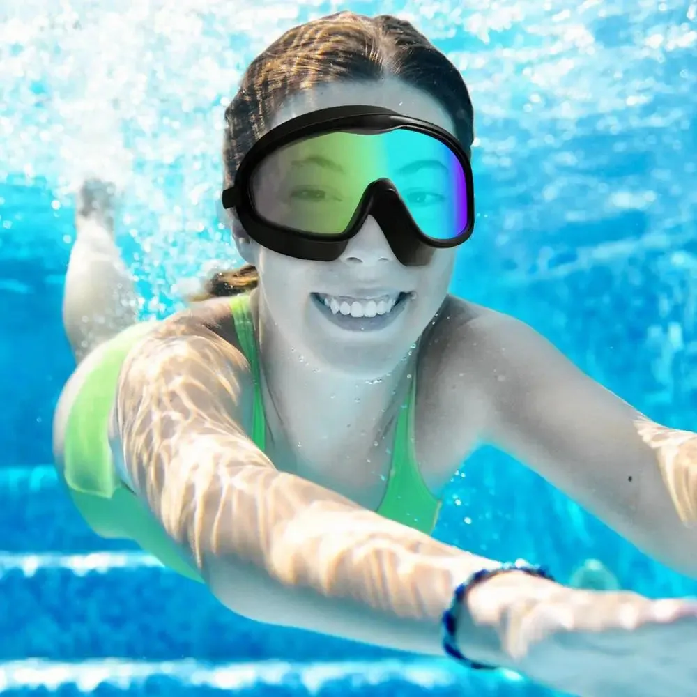 New Swimming Goggles Adjustable Anti Fog Adult Pool Glasses Clear Vision Swimming Goggles Professional Fitness Tool For Training