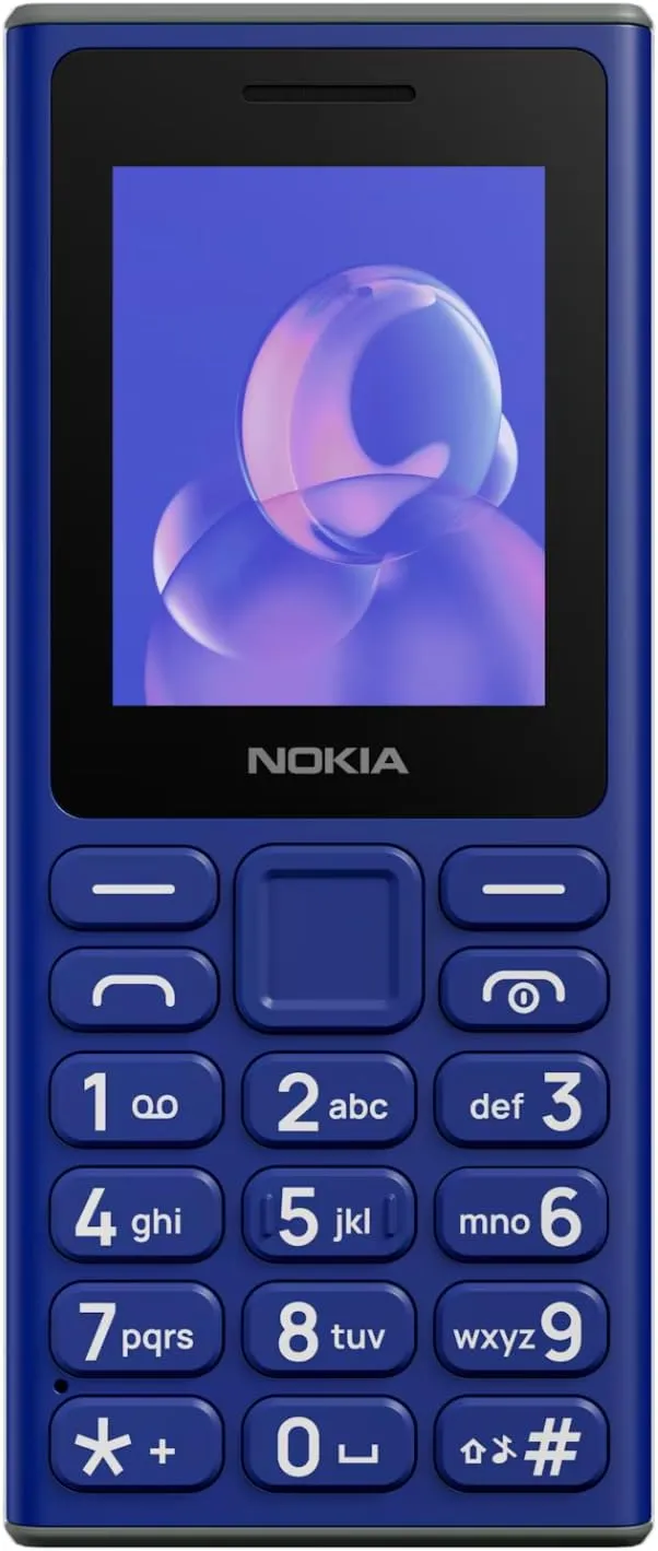Nokia 105 2G (TA-1683) Dual Sim | International Model | Feature Phone with 2G Capabilities Only | Not for Verizon, Sprint, Xfinity, ATT, Cricket - (Blue)