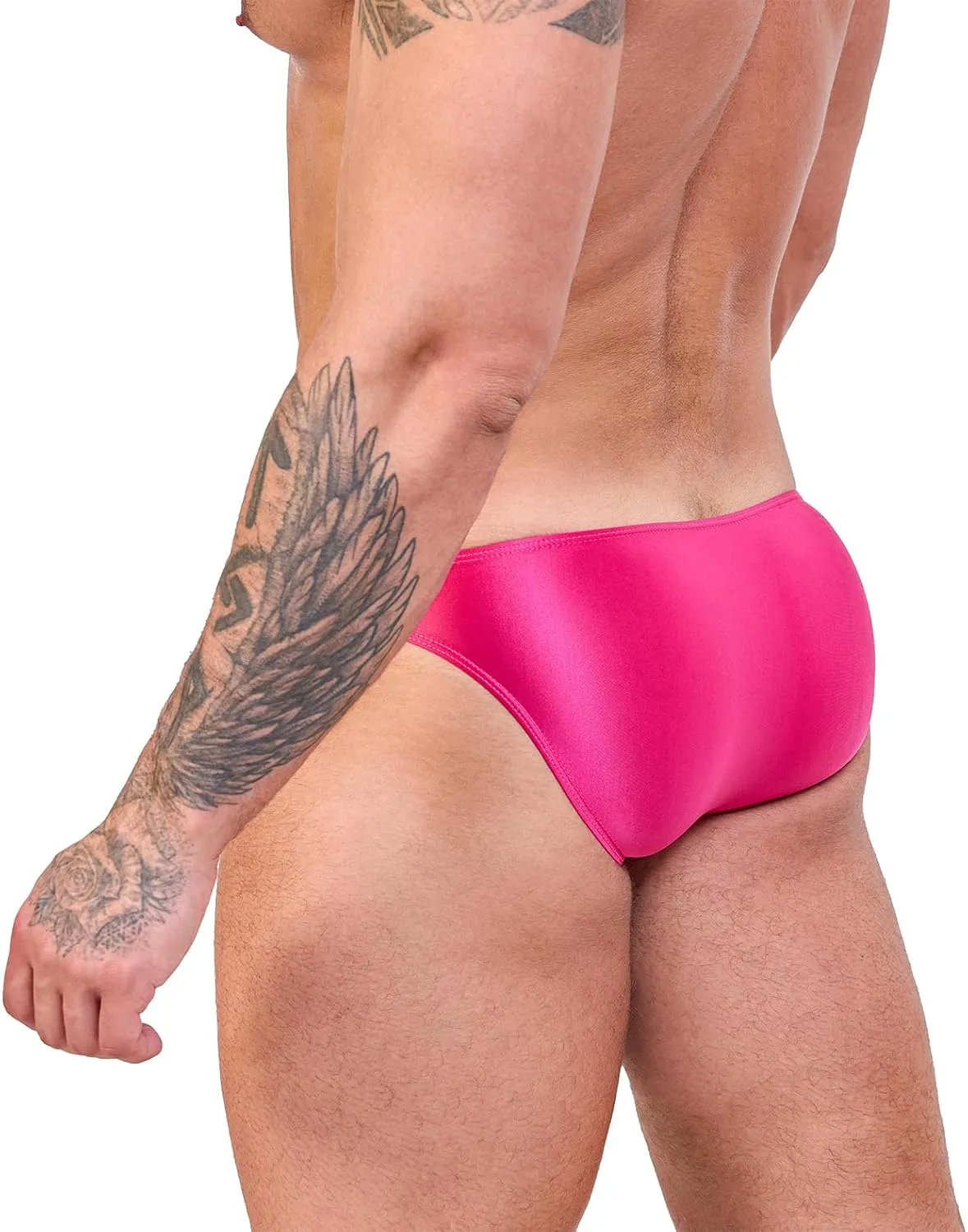 Oceanus Series Solid Color Swimming Trunks Multi-Color Simple Sexy Beach Briefs Thong Swimming Waterproof(534)