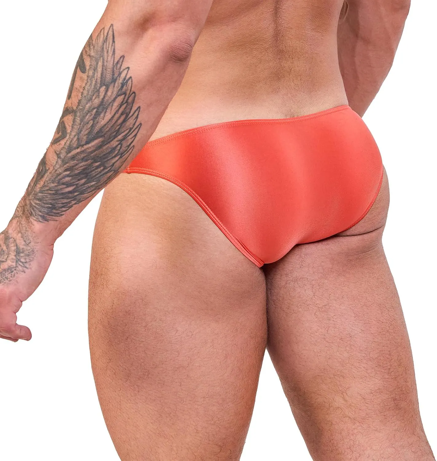 Oceanus Series Solid Color Swimming Trunks Multi-Color Simple Sexy Beach Briefs Thong Swimming Waterproof(534)