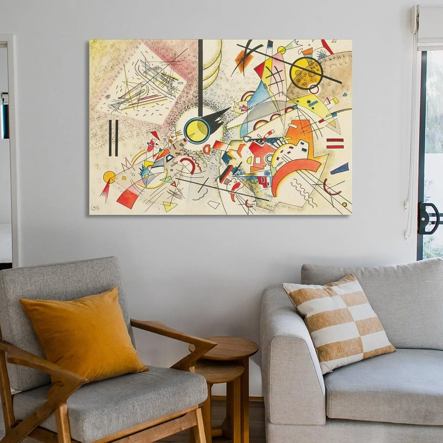 Ohne Titel by Kandinsky Canvas,art Poster Wall Art Picture Painting Poster Canvas Print Posters Artworks Bedroom Living Room Decor 08x12inch(20x30cm)