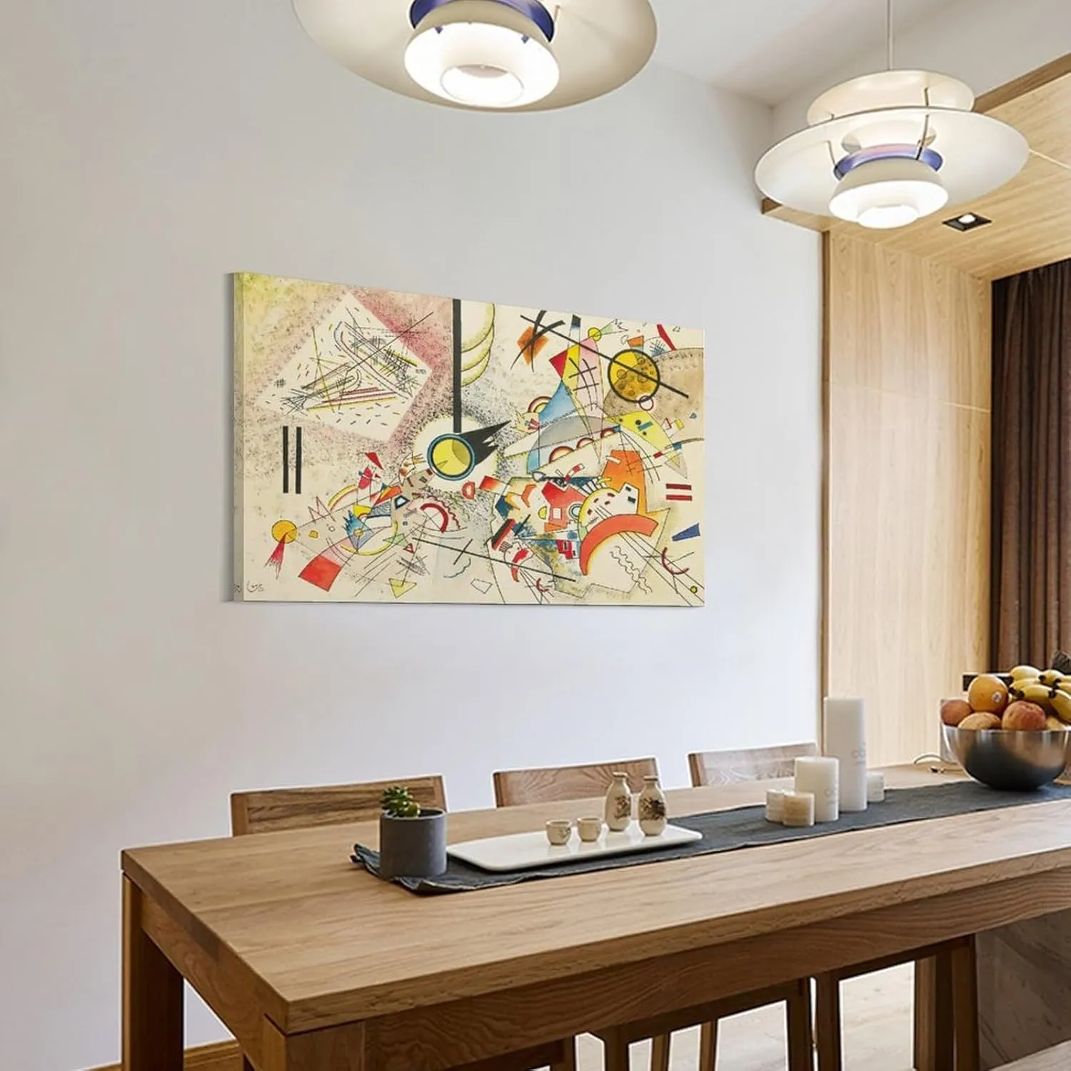 Ohne Titel by Kandinsky Canvas,art Poster Wall Art Picture Painting Poster Canvas Print Posters Artworks Bedroom Living Room Decor 08x12inch(20x30cm)