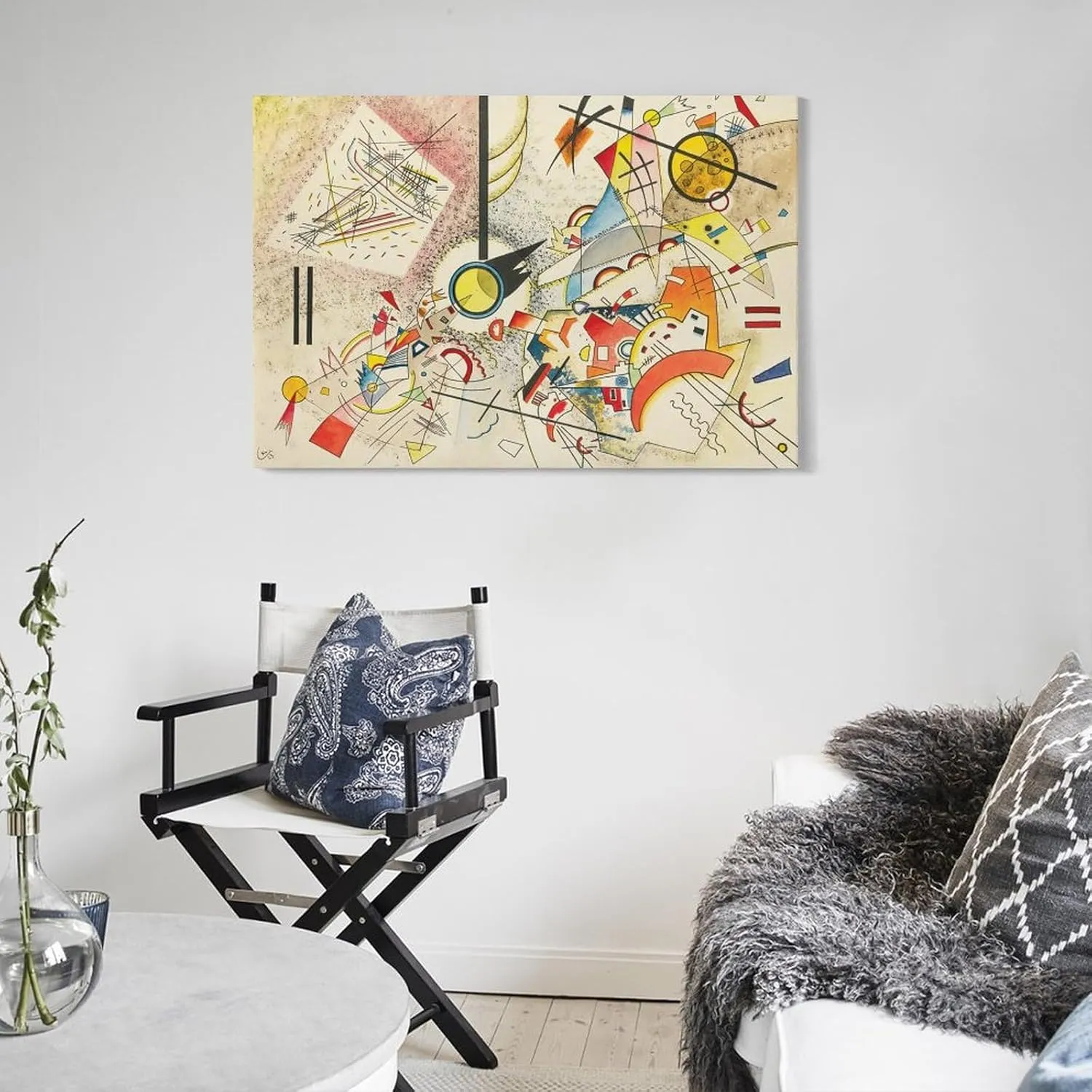 Ohne Titel by Kandinsky Canvas,art Poster Wall Art Picture Painting Poster Canvas Print Posters Artworks Bedroom Living Room Decor 08x12inch(20x30cm)