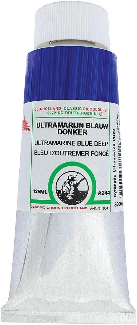 Old Holland Classic Oil Color - Ultramarine Blue Deep, 125 ml tube