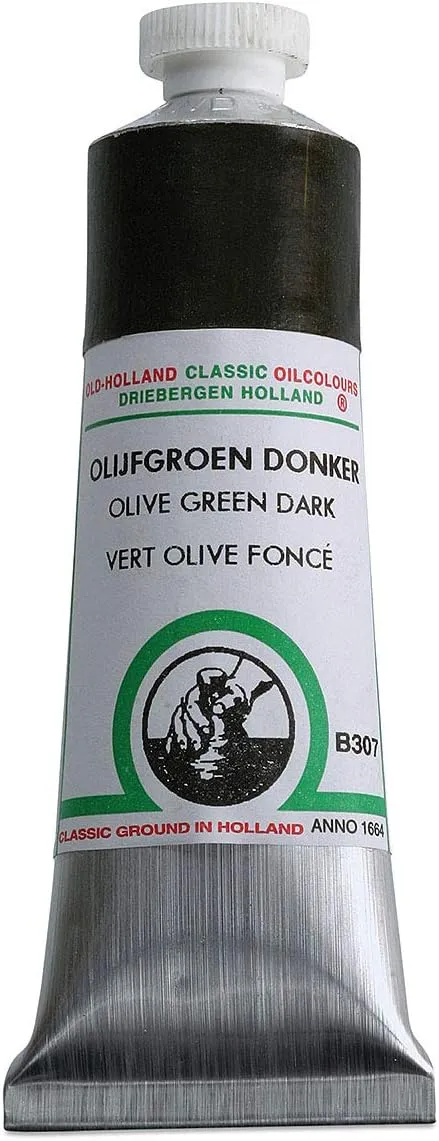 Old Holland Classic Oil Colours olive green dark 40 ml 307