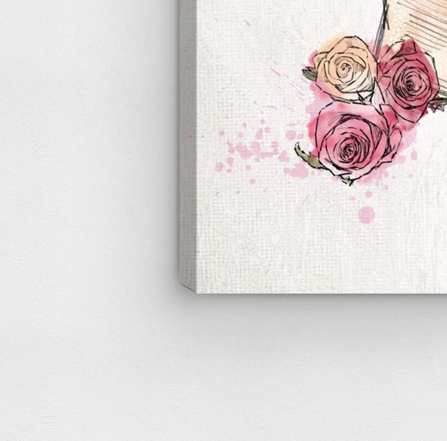 Oliver Gal 'Floral Handbag Scent' The Fashion Wall Art Decor Collection Contemporary Premium Canvas Art Print