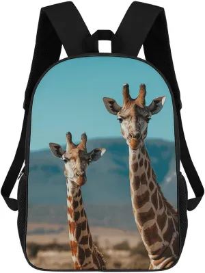 On The Prairie 17 Inch Backpack Lightweight Casual Daypack Waterproof Travel Laptop Backpack for Men Women