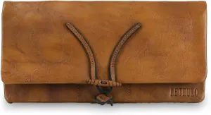 ORIREAL Wallets for Women Large Capacity Leather Clutch Wallet Card Organizer Women's Purse