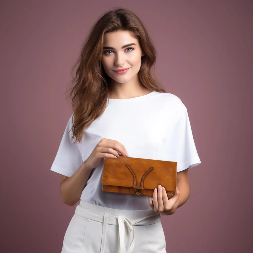 ORIREAL Wallets for Women Large Capacity Leather Clutch Wallet Card Organizer Women's Purse