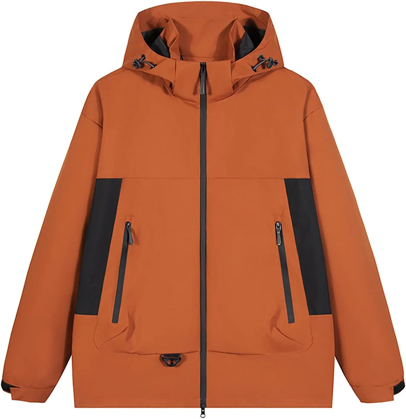 Outdoor Men's Waterproof Raincoat Windbreaker Lightweight Rain Jacket with Hood for Travel Golf Hiking Cycling