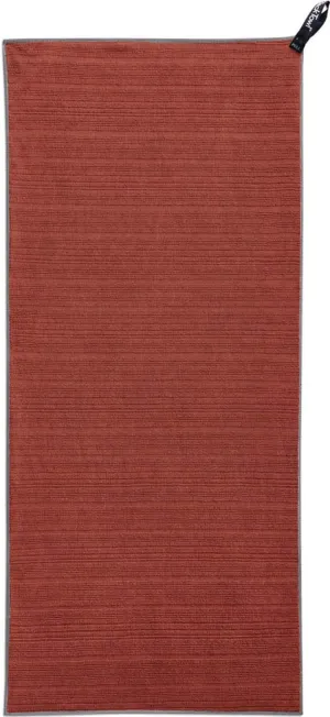 PackTowl Luxe Lightweight Microfiber Camping and Travel Towel, Terracotta, Beach