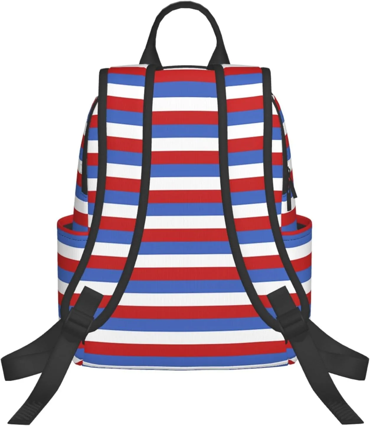 Panama Paraguay Flag Stripes Travel Backpacks Casual Laptop Backpack Sport Rucksack Large Capacity Daypack Multi-Pockets Adjustable Strap Bag for Working Hiking