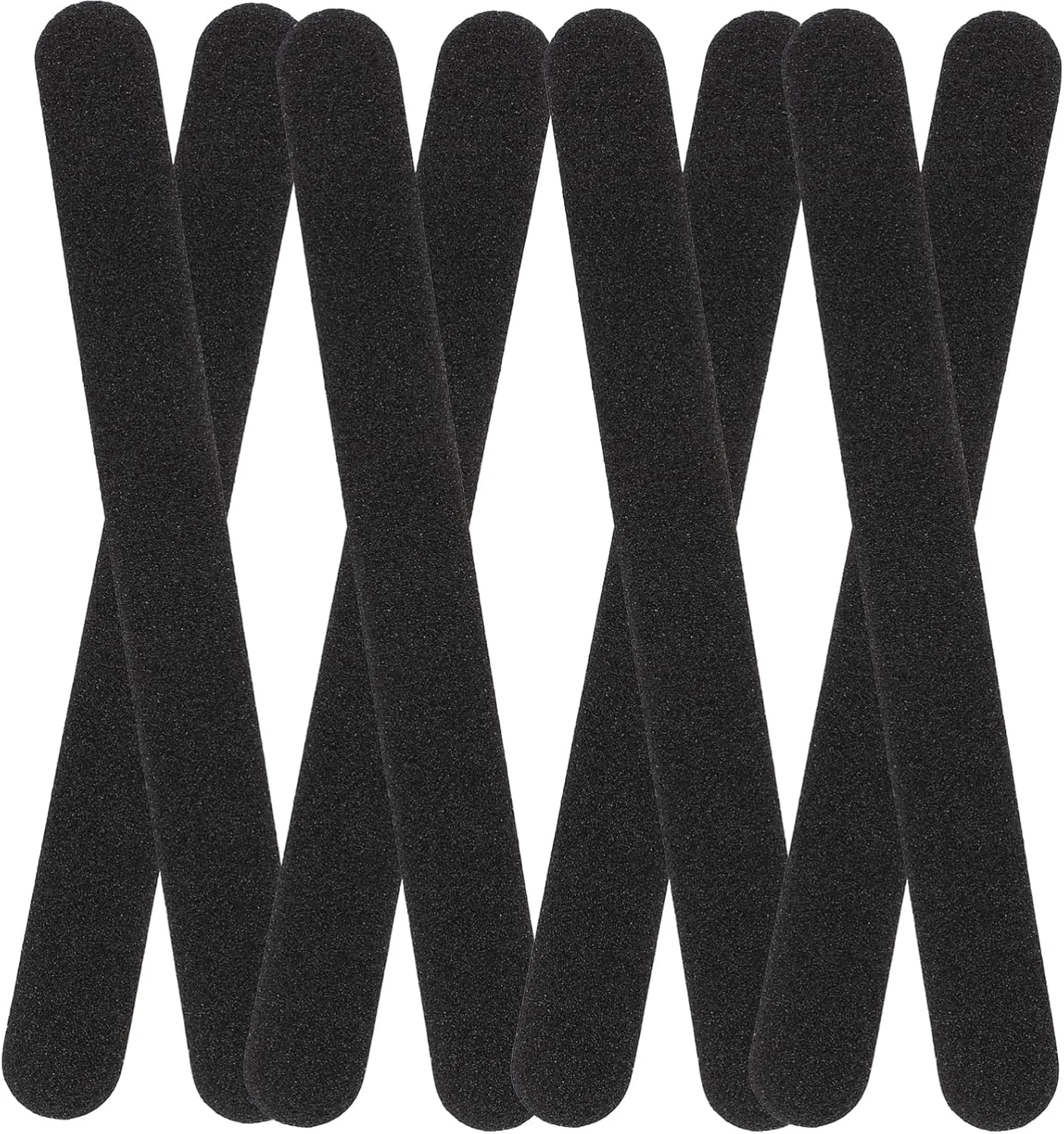 PartyKindom 100pcs Nail File Strips Double Sided Boards for Manicure Pedicure Portable Nail File Supplies False Design for Home Travel