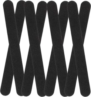 PartyKindom 100pcs Nail File Strips Double Sided Boards for Manicure Pedicure Portable Nail File Supplies False Design for Home Travel