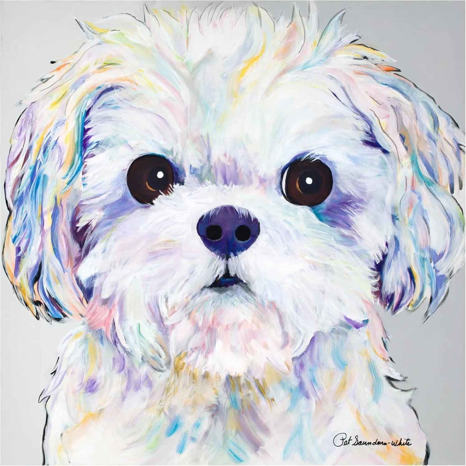 Pat Saunders 'Mattie' Canvas Art