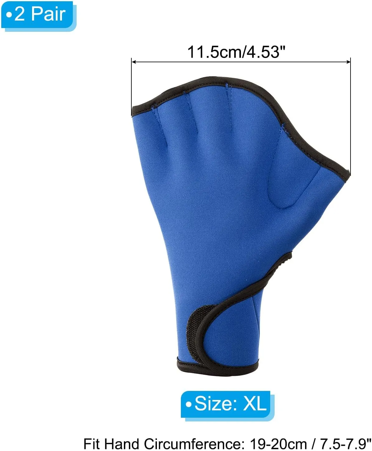 PATIKIL Swim Gloves Webbed Swimming Gloves, Aquatic Fitness Paddles
