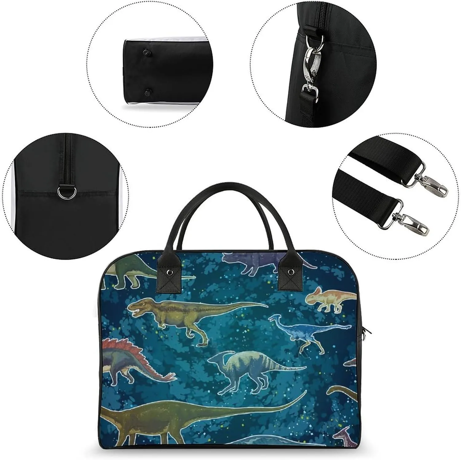 Penguin Bird Fashionable Large Capacity Travel Handbag Unisex