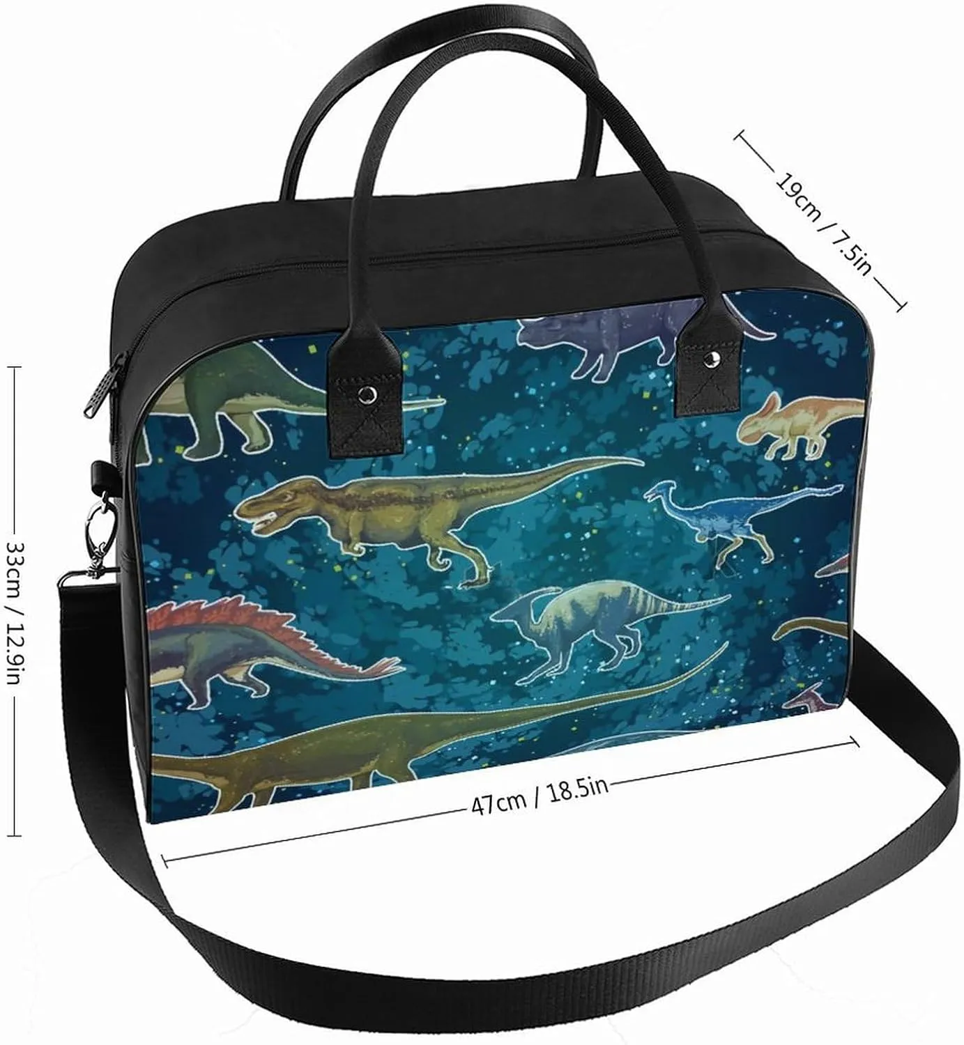 Penguin Bird Fashionable Large Capacity Travel Handbag Unisex