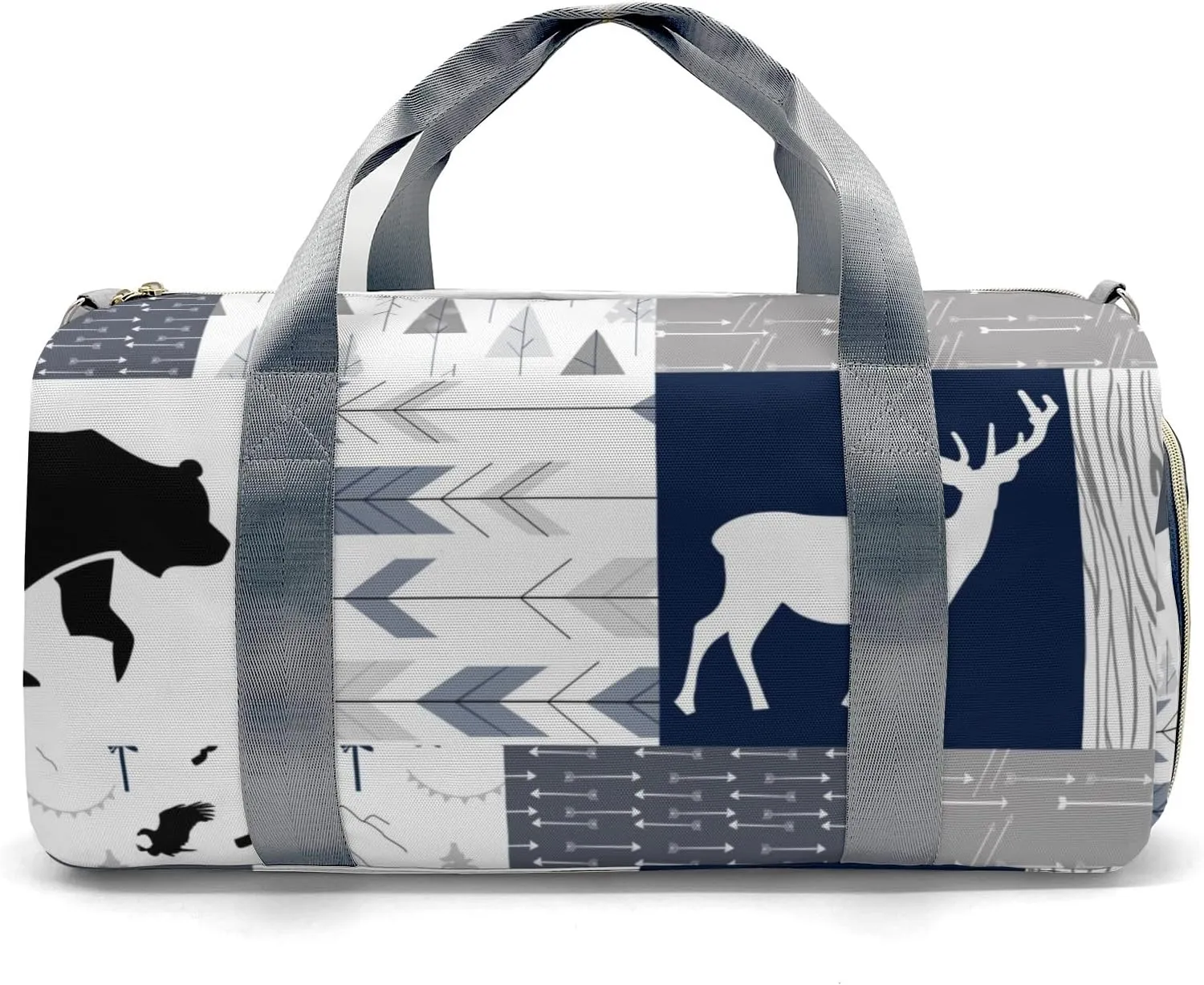 Personalized Animals Custom Multi-functional Travel Bag, Unisex Portable Duffel Bag, Short Distance Travel Assistant.