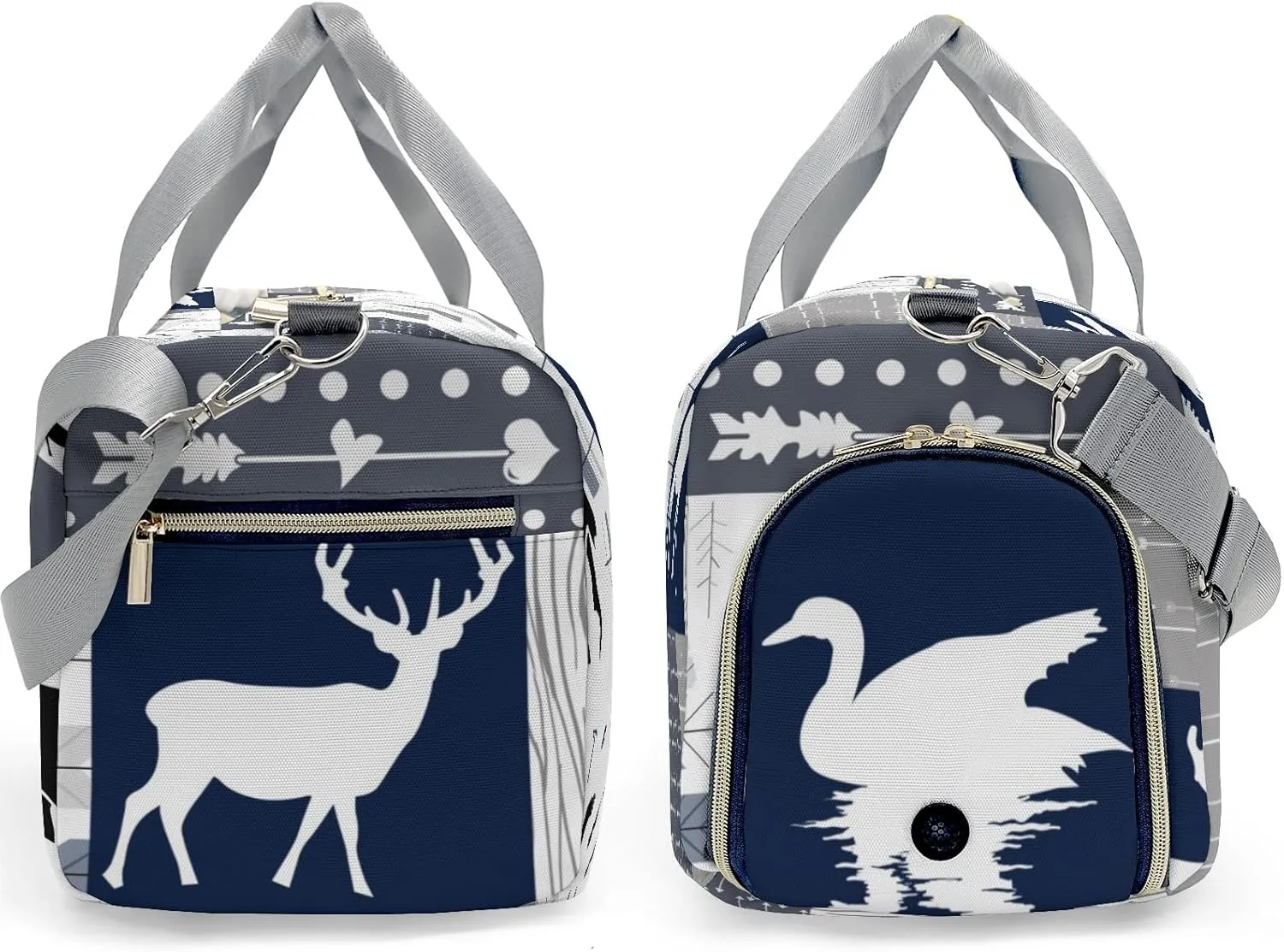 Personalized Animals Custom Multi-functional Travel Bag, Unisex Portable Duffel Bag, Short Distance Travel Assistant.
