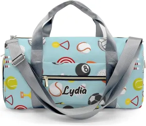 Personalized Ball Custom Multi-functional Travel Bag, Unisex Portable Duffel Bag, Short Distance Travel Assistant