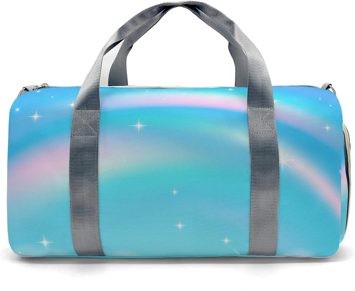 Personalized Girls Gymnastics Rainbow Custom Multi-functional Travel Bag, Unisex Portable Duffel Bag, Short Distance Travel Assistant