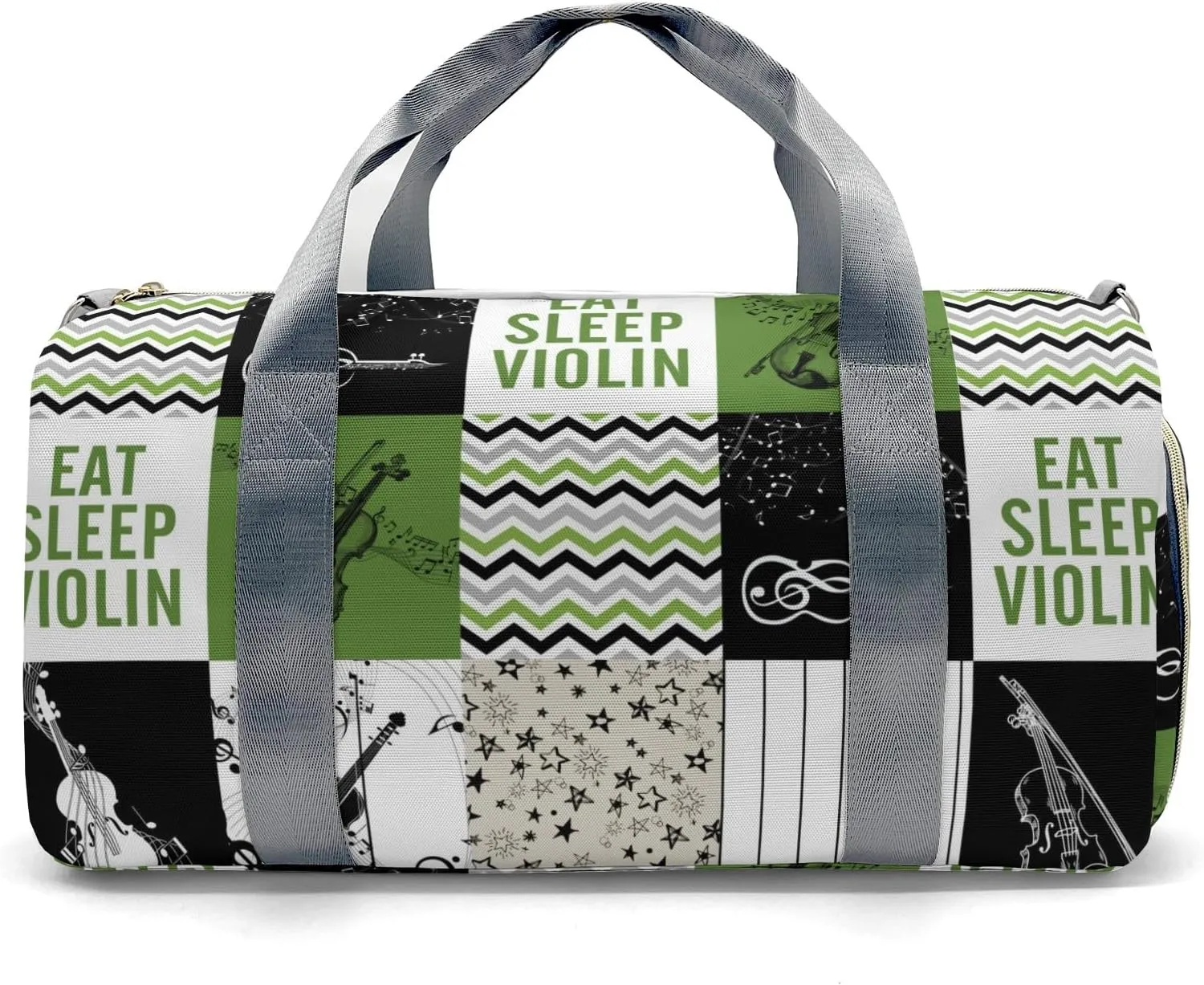 Personalized Music Custom Multi-functional Travel Bag, Unisex Portable Duffel Bag, Short Distance Travel Assistant