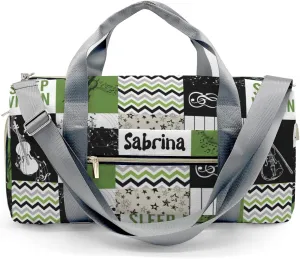 Personalized Music Custom Multi-functional Travel Bag, Unisex Portable Duffel Bag, Short Distance Travel Assistant