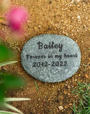 Personalized Pet Memorial Stones Dog/Cat/Pets Grave Markers Memorial Garden Stone