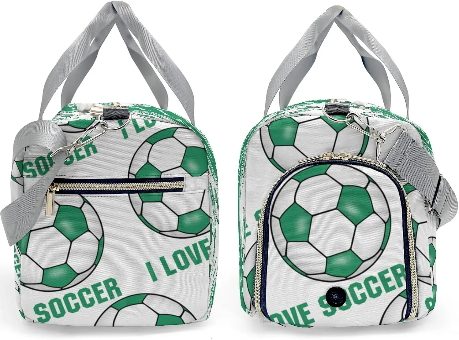 Personalized Soccer Custom Multi-functional Travel Bag, Unisex Portable Duffel Bag, Short Distance Travel Assistant