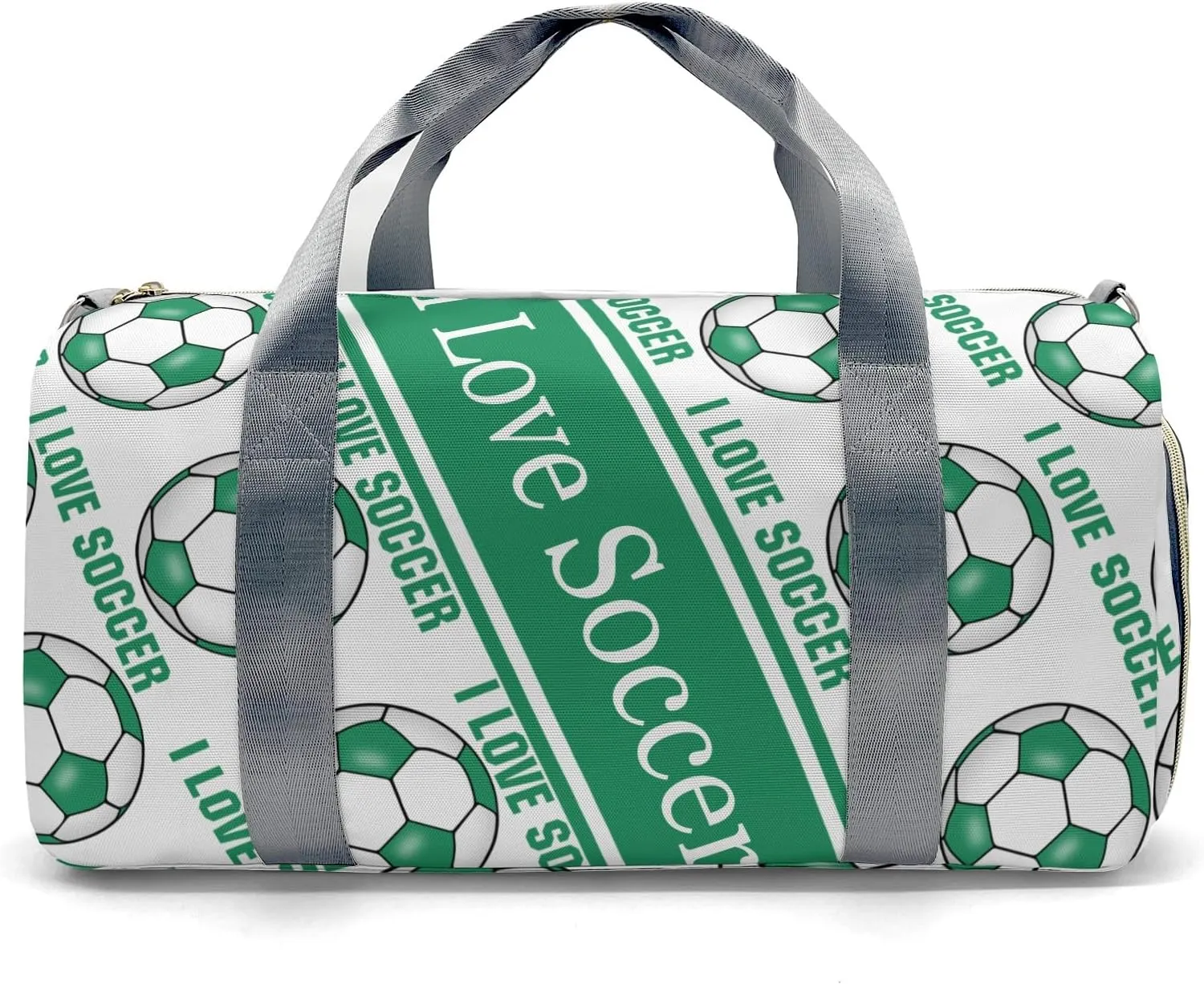 Personalized Soccer Custom Multi-functional Travel Bag, Unisex Portable Duffel Bag, Short Distance Travel Assistant
